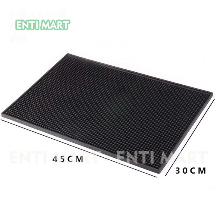 Thảm lót cao su quầy bar 45x30cm ( Rubber Bar Mat)( MS40)