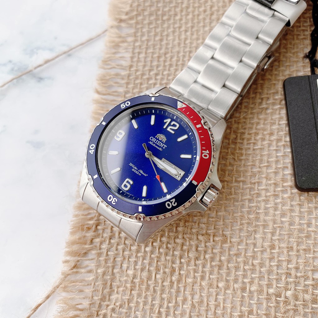 Đồng hồ nam chính hãng Orient Automatic MAKO 2 SAA02009D3 (PEPSI II )