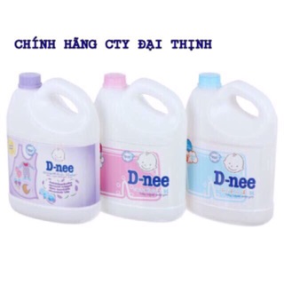 Nước giặt quần áo em bé Dnee 3000ml (Chính hãng có tem Đại Thịnh)