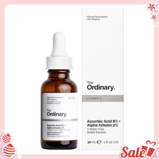 Serum sáng da Vitamin C - Ascorbic Acid 8% + Alpha Arbutin 2% - The Ordinary. [MUA THẢ GA]