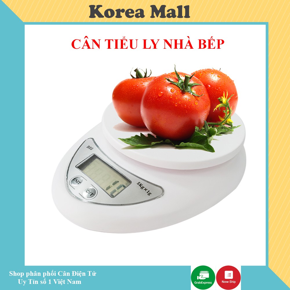 Cân Tiểu Ly Nhà Bếp Điện Tử 5kg Mini Electronic Kitchen Scale, Cân Thực Phẩm, Gia Vị, Làm Bánh...