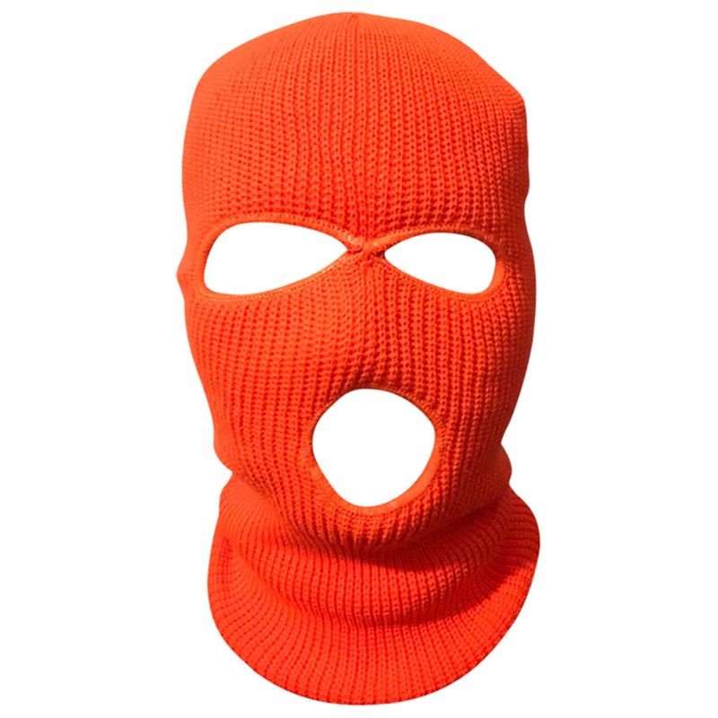 Khẩu Trang Len Che Phủ Toàn Diện 3 Lỗ Dùng Khi Đạp Xe / Trượt Tuyết Mùa Đông