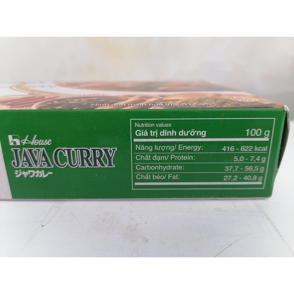 [HỘP LỚN 1 Kg] VIÊN XỐT CÀ RI (CAY VỪA) KIỂU Nhật Bản [VN] HOUSE FOODS Java Curry Roux (hty-hk)