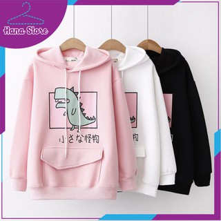 Áo Khoác Nỉ Hoodie Khủng Long Cute