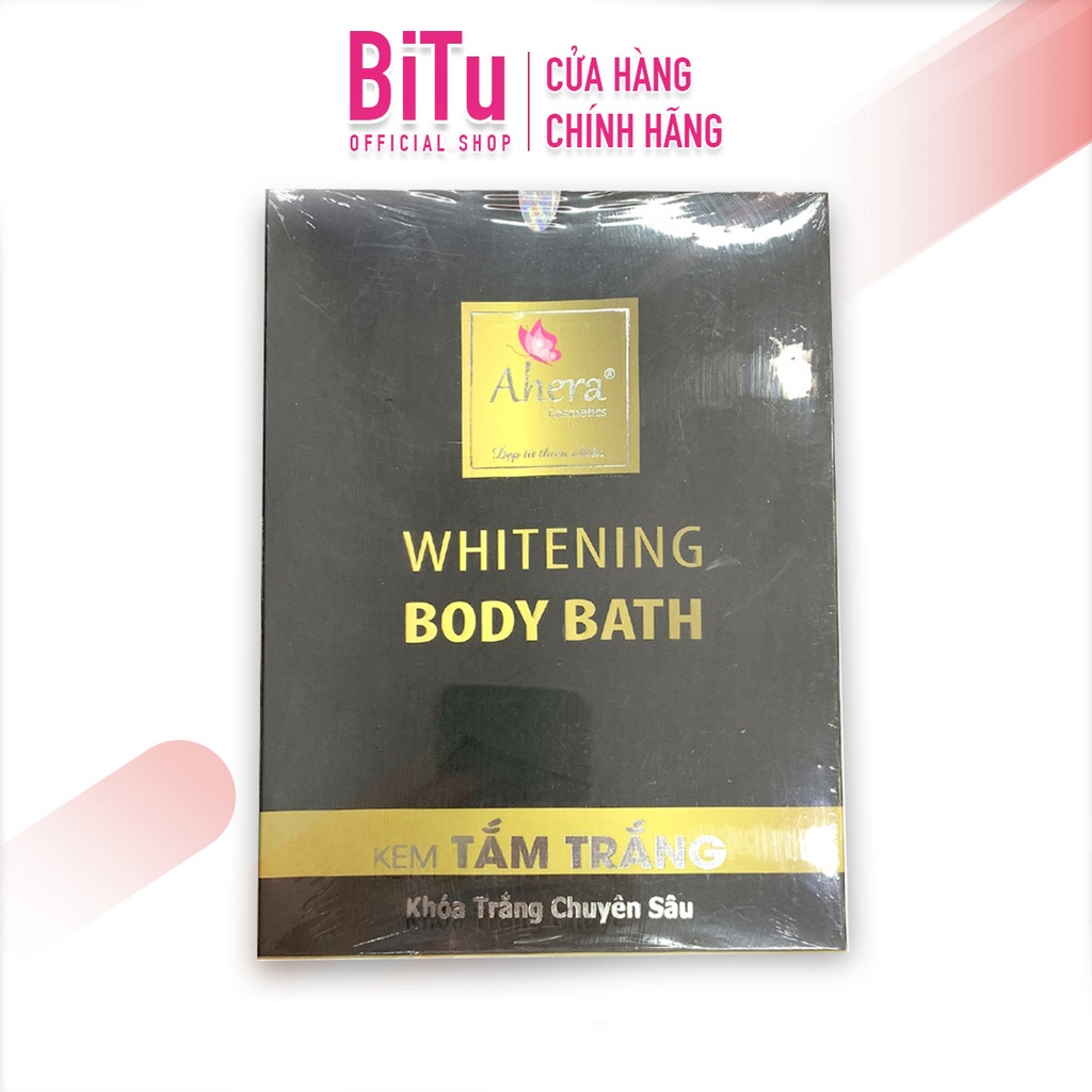 Kem Tắm Trắng AHERA Whitening Body Bath Khóa Trắng Chuyên Sâu