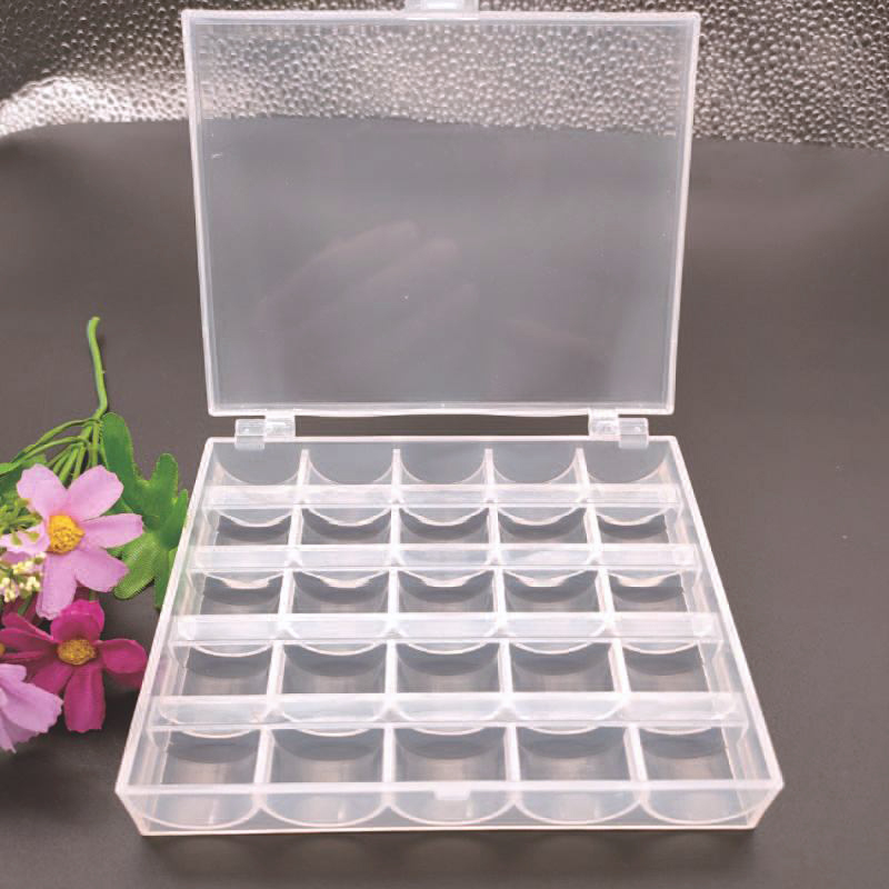 Hộp Nhựa Trong Suốt Đựng Cuộn Chỉ Máy May