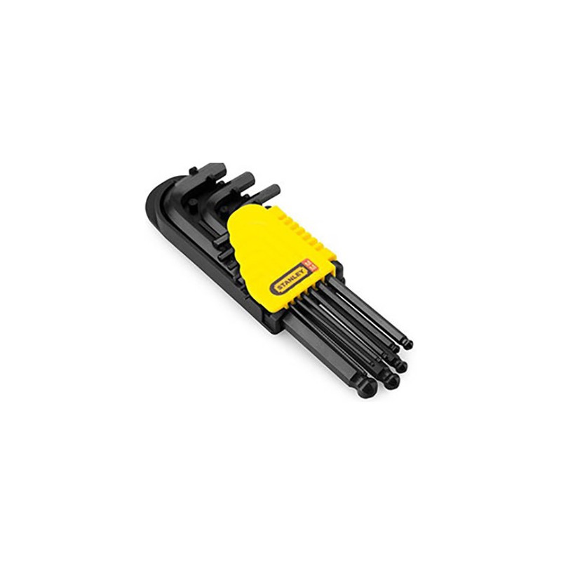 Bộ lục giác bi 9 cây 1.5mm-10mm 69-256 Stanley
