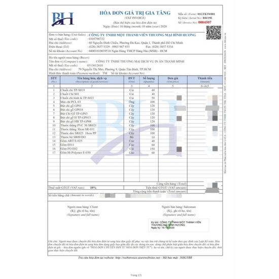 [Sản Phẩm Mới] Bút Chì Gỗ Điểm 10 TP-GP015, Độ Cứng HB, Thân Hình Lục Giác (Hộp 10 Cây)