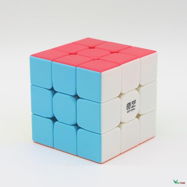 Rubik 3x3 QiYi Warrior S QY33S Stickerless Rubic 3 Tầng Không Viền KT 5,5cm -dc4642