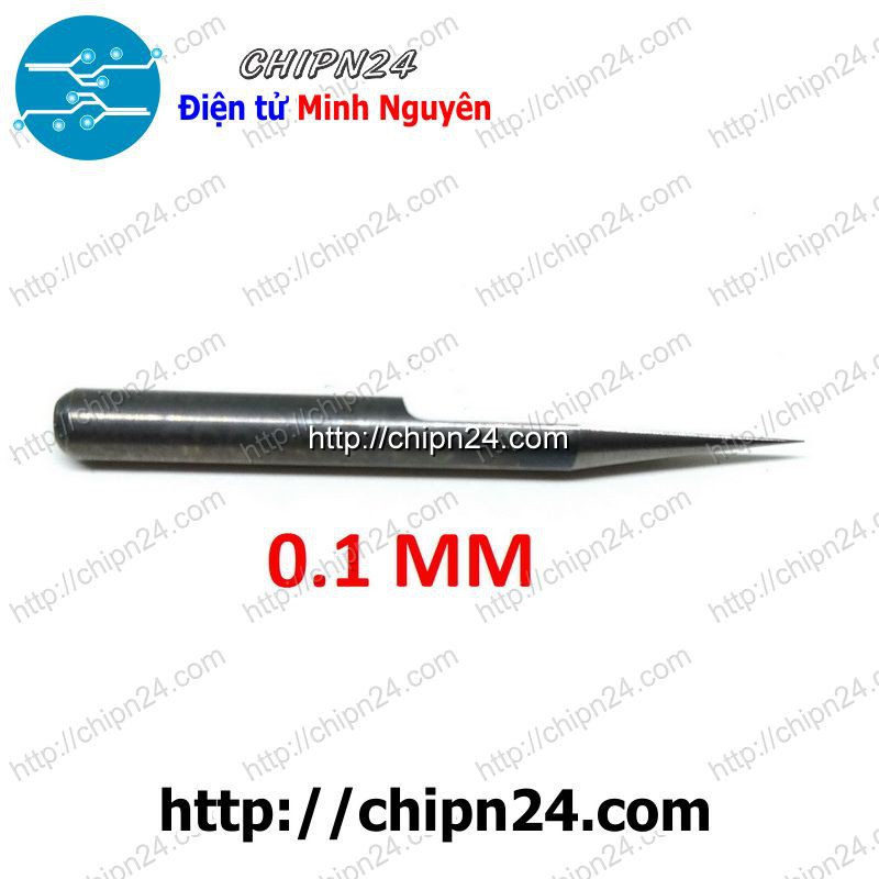 [1 CÂY] Dao khắc CNC 0.1mm 25 độ