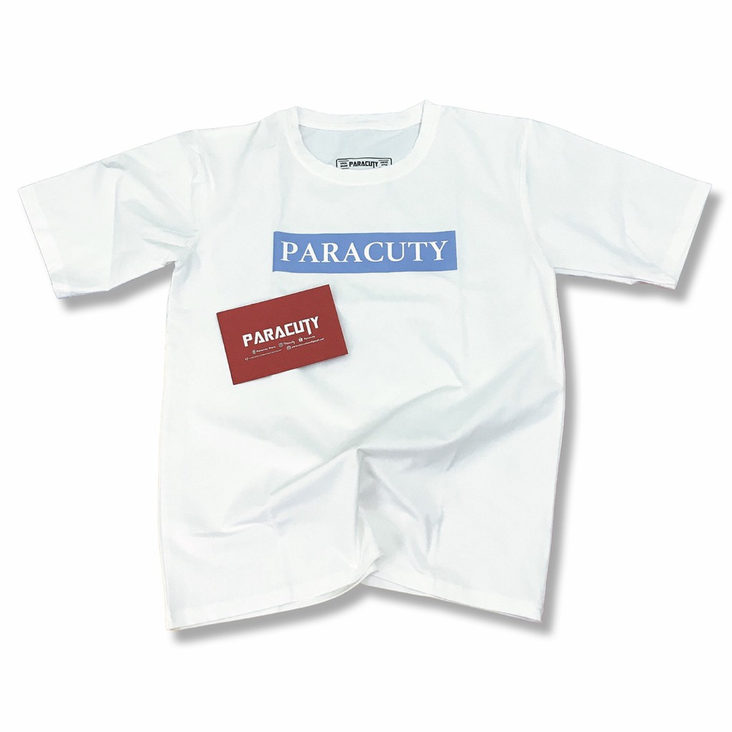 Áo thun nam nữ Unisex PARACUTY Logo Basic P07 chất liệu cotton 100%,co giãn 4 chiều,dày dặn,form rộng tay lỡ | BigBuy360 - bigbuy360.vn