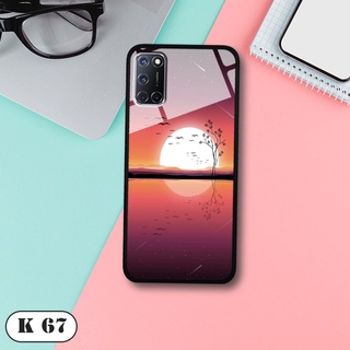 Ốp lưng Oppo A52 / A92 - Lưng kính 3D