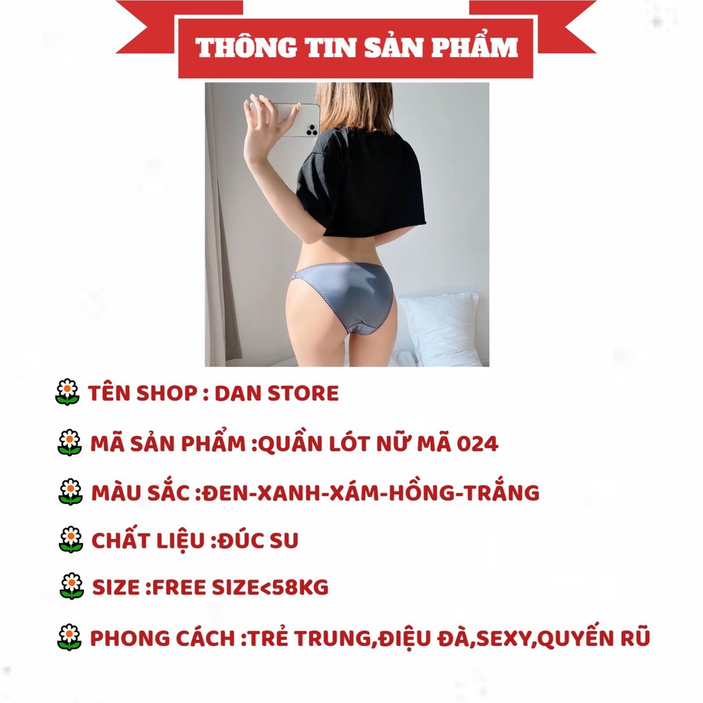 Quần Lót Nữ - Quần Lót Sexy Pink mềm mại thoáng mát co giãn DAN STORE MÃ 024
