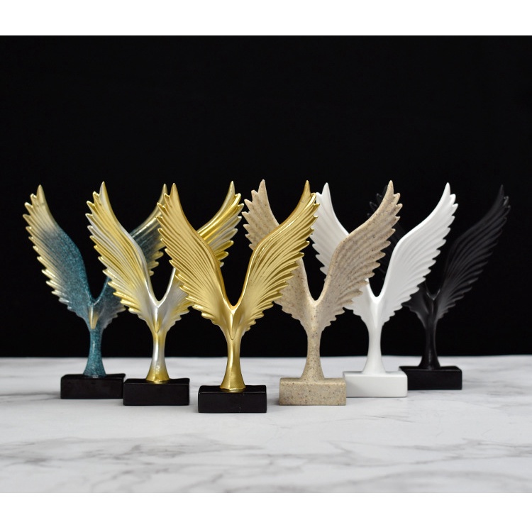 Phụ Kiện Trang Trí Hình Đôi Cánh Phong Cách Bắc Âu Hiện Đại