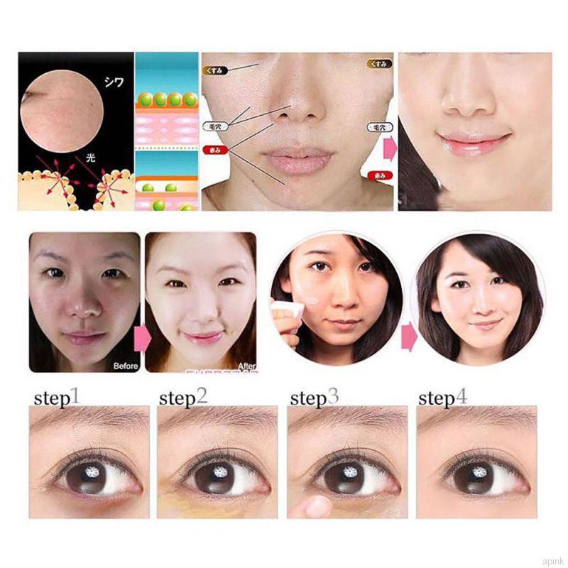 [Hàng mới về] Hộp phấn nền che khuyết điểm quầng thâm 2 màu tự nhiên | BigBuy360 - bigbuy360.vn