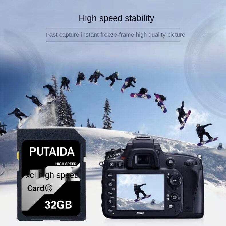 Thẻ Nhớ Máy Ảnh 64g Canon Sony Slr Micro Sd Card 32g