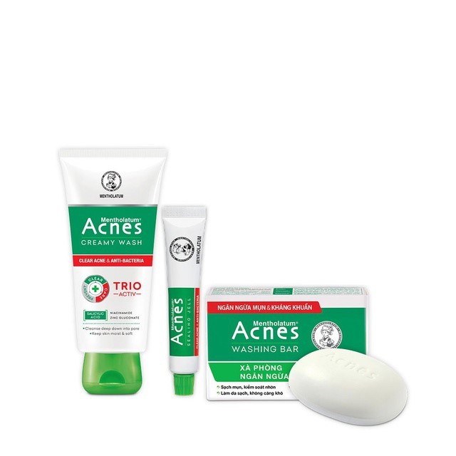 Bộ sản phẩm ngăn ngừa mụn căn bản Acnes | BigBuy360 - bigbuy360.vn
