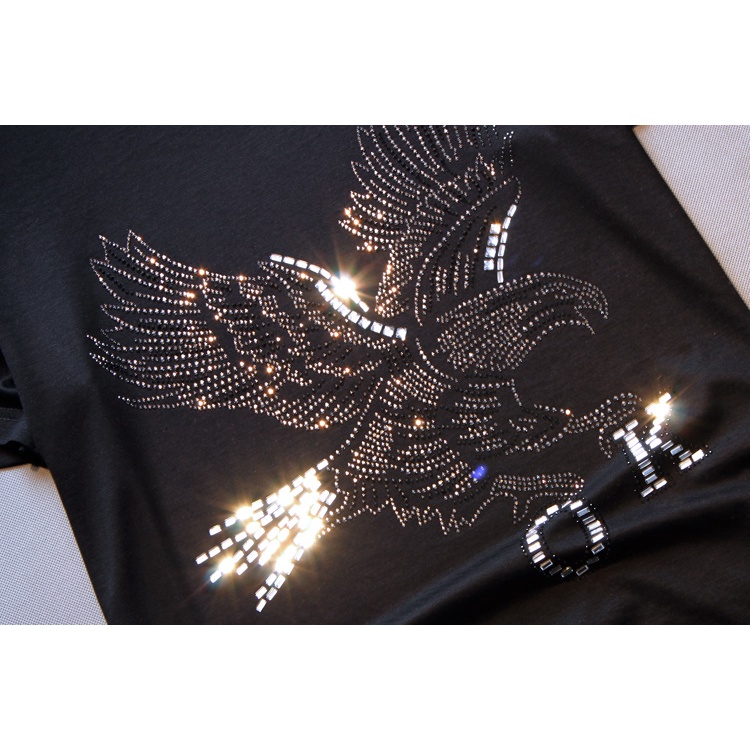 Áo Thun cotton Lụa Lạnh Cao Cấp Tay Lỡ In Chữ OK Lớn Thời Trang Châu Âu Cho Nam