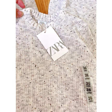 Áo len muối tiêu Zara tqxk