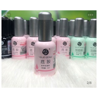 Base coat hoa hồng Youth Rose - gel liên kết chuyên dụng cho dân làm móng