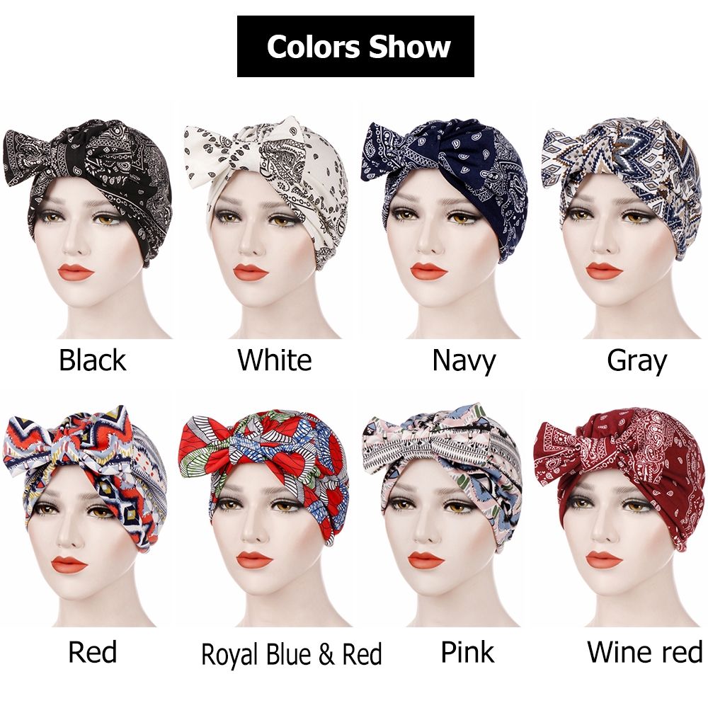 Mũ trùm đầu co giãn phong cách Hồi giáo cho nữ