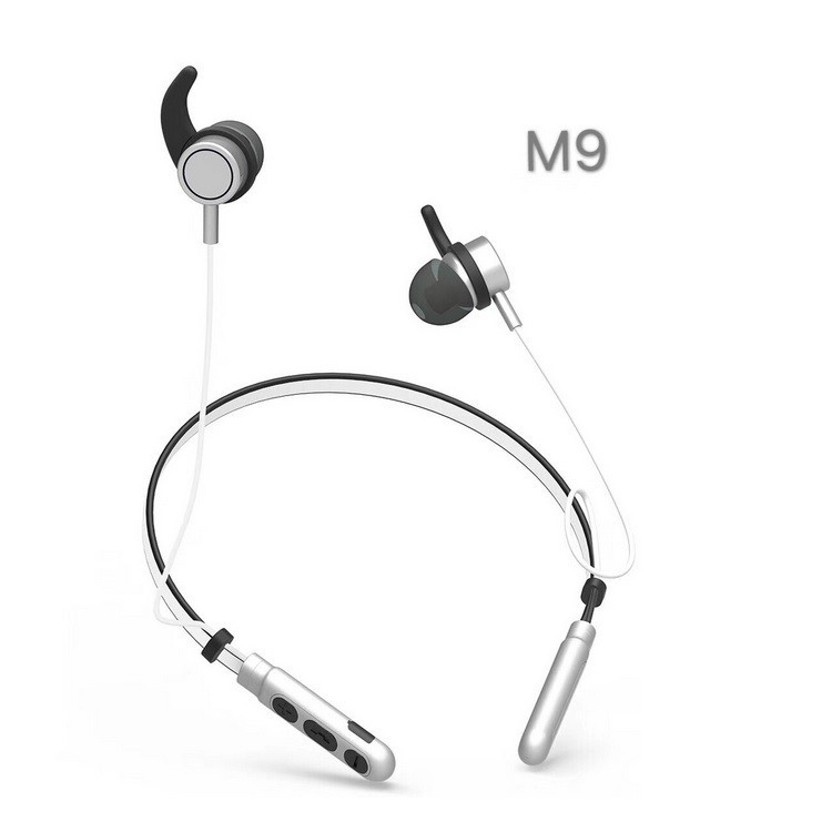 Tai nghe bluetooth Relax 4.2 thể thao có dây đeo cổ M9 tích hợp Mic đàm thoại💥SIÊU HOT💥