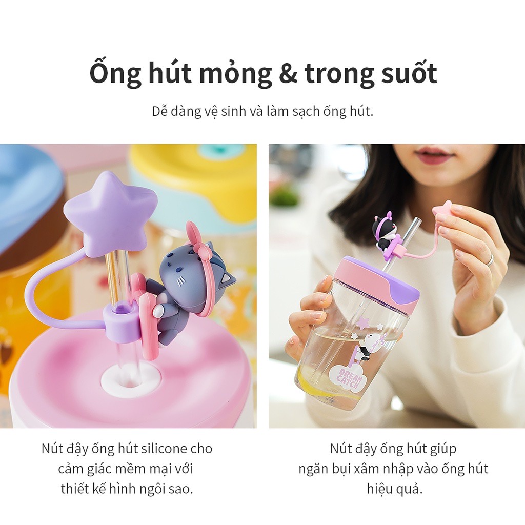 Ly Nước Nhựa Lock&Lock Dream Catcher Tritan Bottle 520ml ABF779 - Hàng Chính Hãng