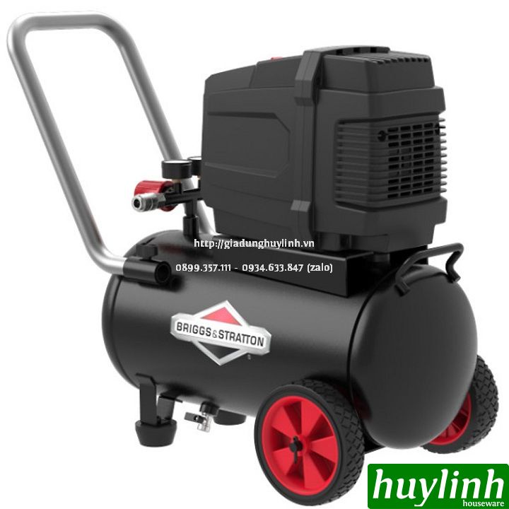 Máy nén khí không dầu Briggs &amp; Stratton 0202481 - 24 lít - 1.5hp