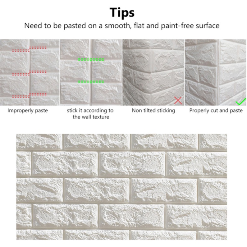 Giấy dán tường 3D trang trí nội thất đơn giản đẹp mắt