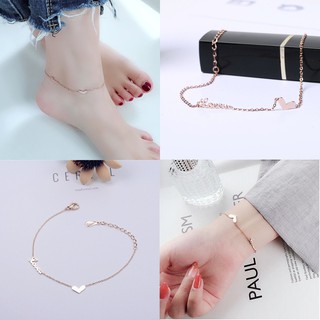 Cặp Lắc tay và Lắc chân Titan ( 2 chiếc) THE BLINK - không đen - không raten