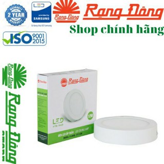 Bóng ốp trần Rạng Đông 12W ánh sáng trắng