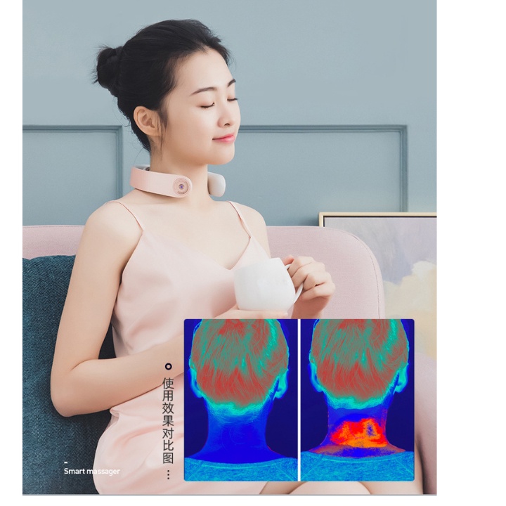 Máy Massage Cổ Vai Gáy Đa Năng 5 chế độ mát xa - 15 cấp độ điều chỉnh