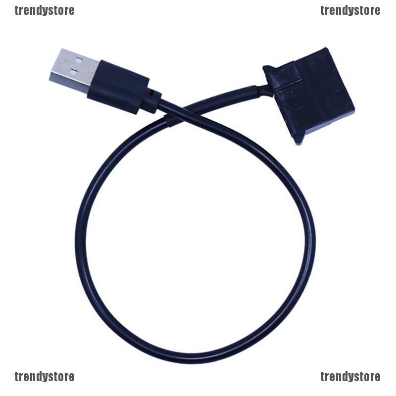 Cáp KếT NốI QuạT TảN NhiệT USB Sang Molex 4 Pin 1 Feet Cho PC