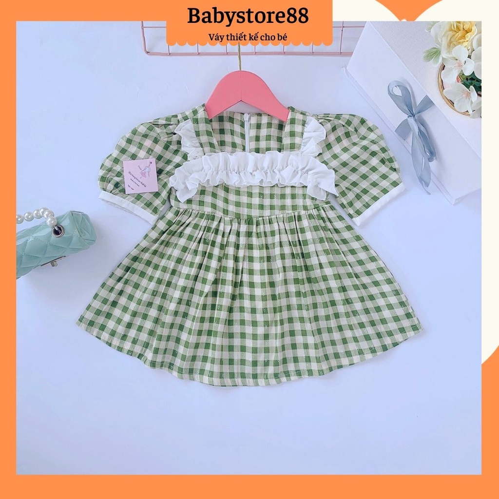 Đầm Bé gái  BABYSTORE88 - Váy Bé Gái - Đầm Công Chúa Hàng Thiết Kế VNXK v70