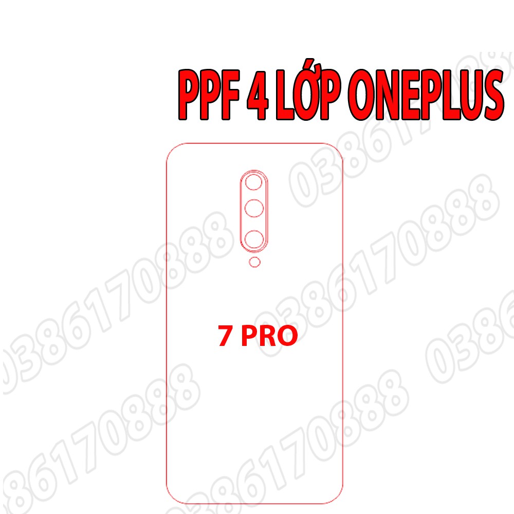 Dán lưng PPF 4 lớp chống va đập cho ONEPLUS 7 PRO