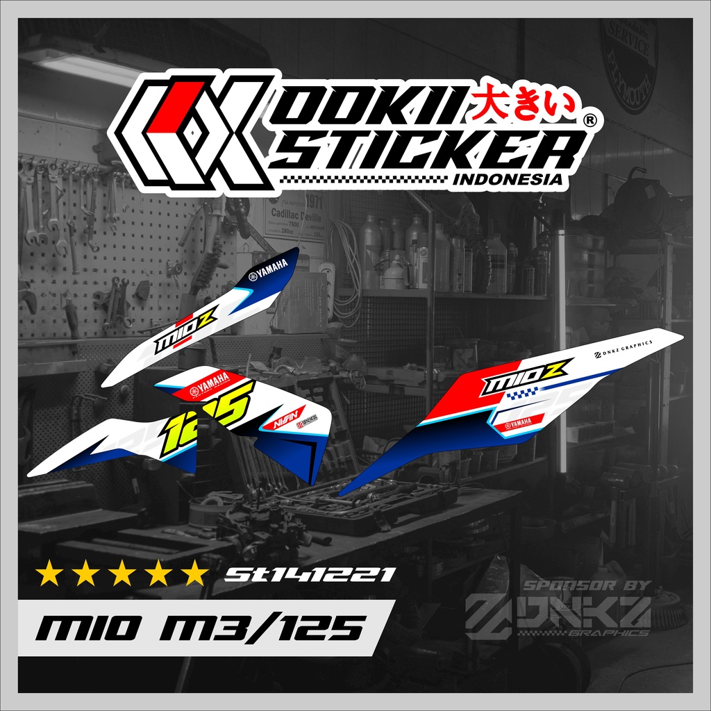 Mio M3 Sticker Decal Sọc Mio M3 / Mio Z / Mio 125 ST141221 OOKII