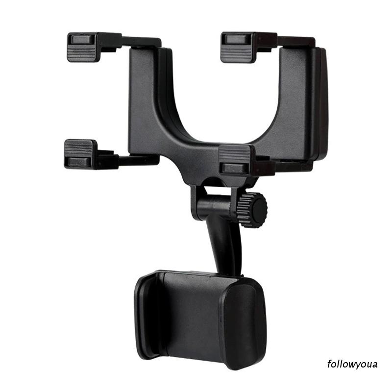 Giá Đỡ Điện Thoại/GPS Thông Dụng Có Thể Xoay Gắn Gương Chiếu Hậu Cho Xe Hơi Kích Thước 7 Inch