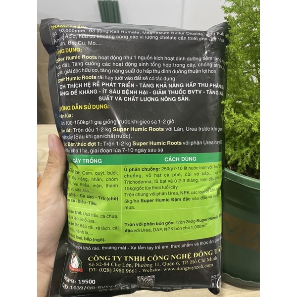 Super Humic Roots 1kg - siêu tốt cho cây trồng
