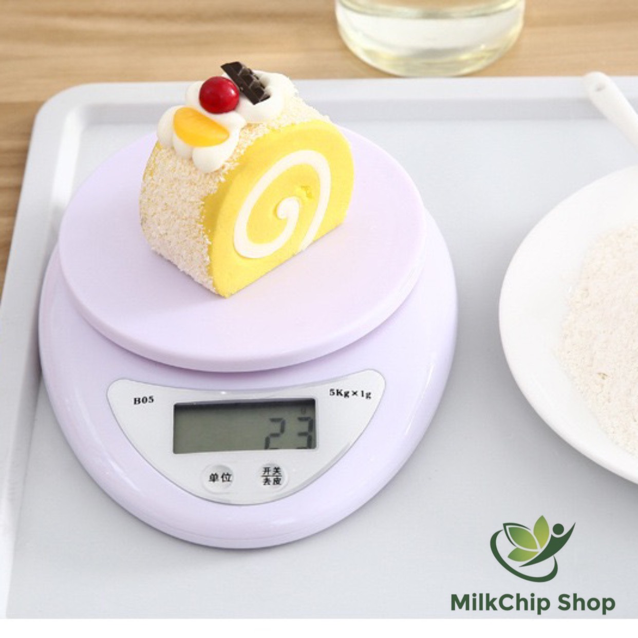 Cân điện tử mini Electronic Kitchen Scale, cân điện tử nhà bếp cân thực phẩm 5kg