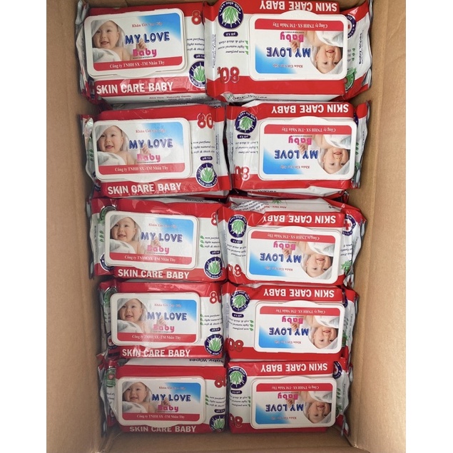 Khăn ướt mylove baby 80gr