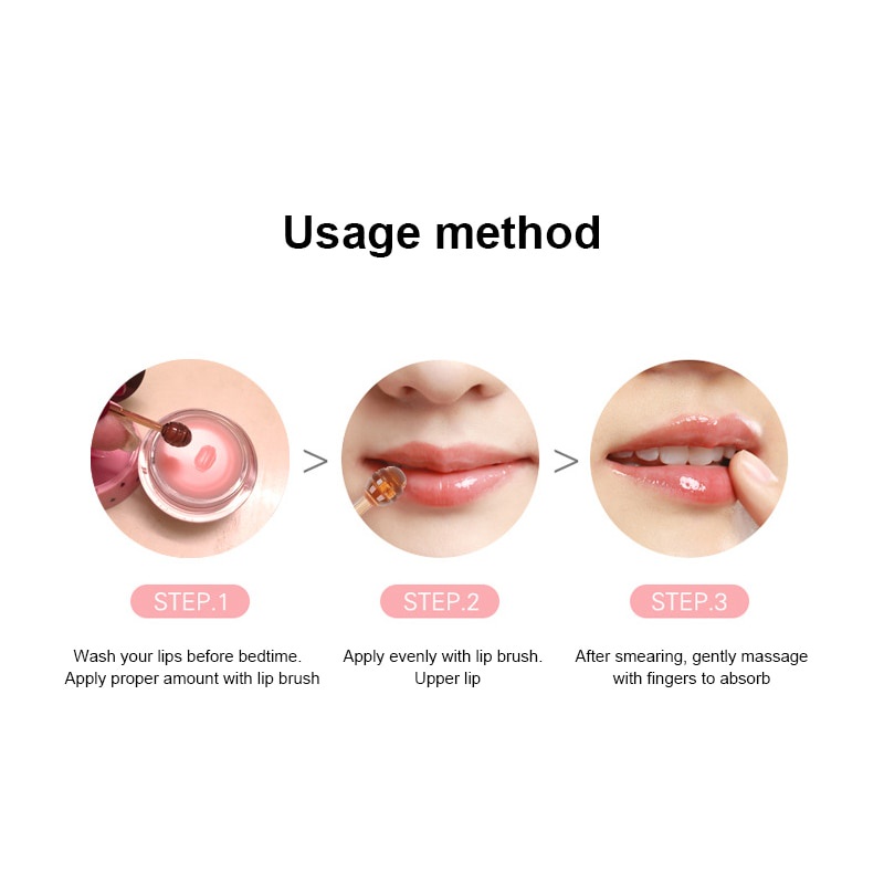 Mặt Nạ Môi Chiết Xuất Trái Cây Dưỡng Ẩm Sâu Cho Môi