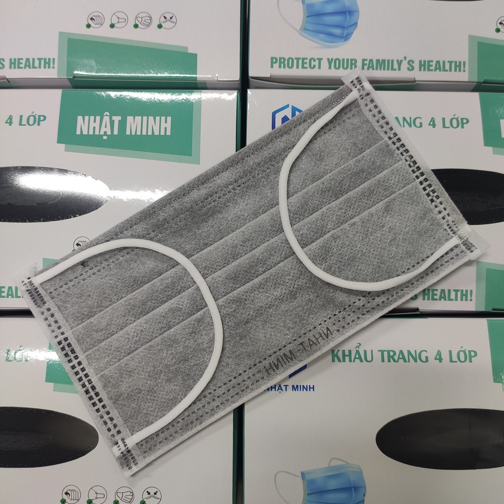 Hộp khẩu trang y tế 4 lớp NHẬT MINH ( 50 chiếc/hộp ) - Đủ màu - Hàng có sẵn | BigBuy360 - bigbuy360.vn