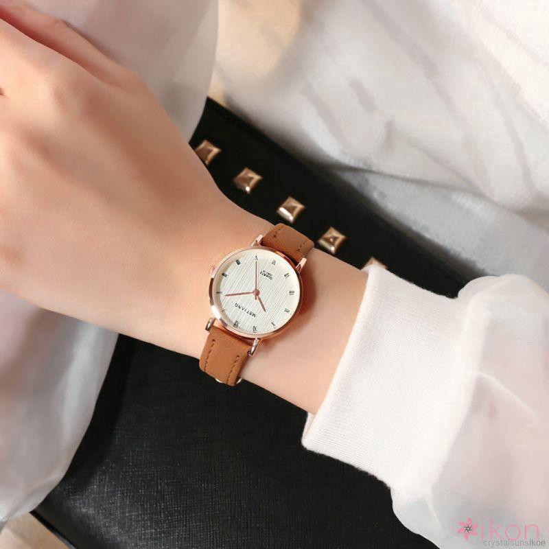 Đồng hồ kim dây da thời trang nữ tính | BigBuy360 - bigbuy360.vn