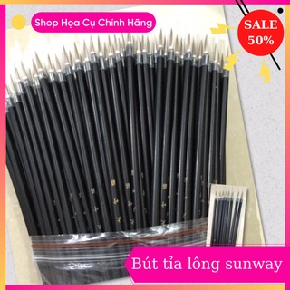 Bút tỉa lông Sunway ⚡ CHÍNH HÃNG ⚡ bút tỉa lông mềm giúp các đường nét của bạn được chuẩn hơn, chuyên dùng viết thư pháp