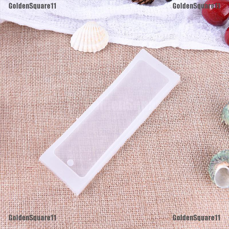 Khuôn Silicone Hình Chữ Nhật Làm Đánh Dấu Trang Sức DIY