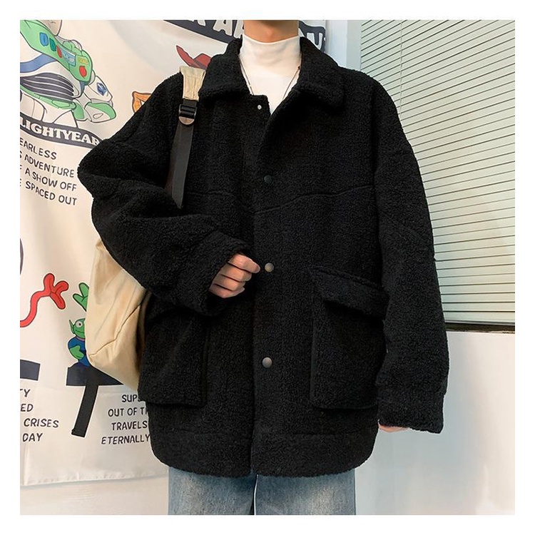 Áo khoác nam dáng rộng thời trang phong cách Hàn Quốc