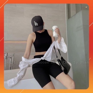 Áo Ba Lỗ Nữ Basic Áo Ba Lỗ Thun Tăm