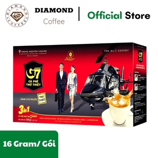 Cà phê sữa hòa tan G7 3in1 - Hộp 21 gói (Có tem xác thực)