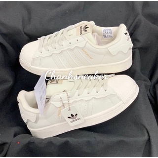 Giày thể thao das sò trắng hàng SC mẫu mới 2022, Giày Superstar Cloud White Mũi Sò Bản