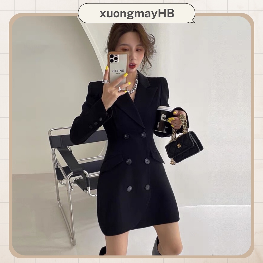 Đầm vest nữ HB thiết kế sang trọng đủ size D070